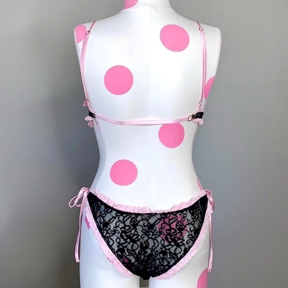 Victoria’s Secret Side Tie The Lacie Ruffle Teddy